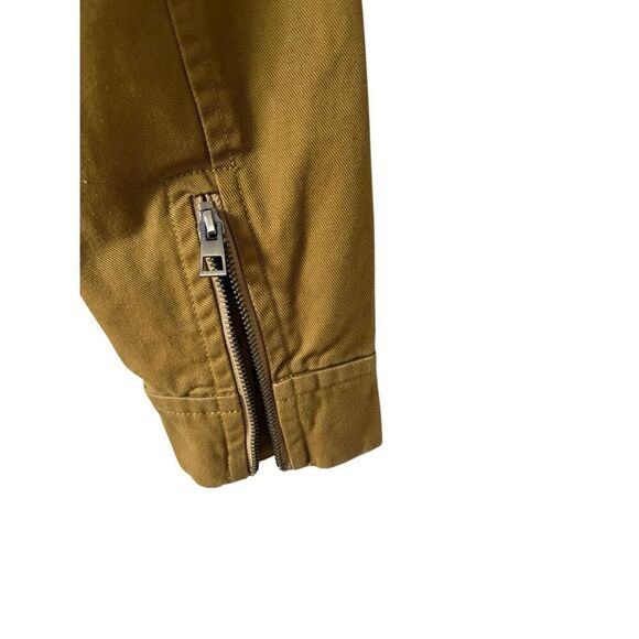 Madewell Cropped Utilitarian Jacket size S Regenerative Chino Spiced Olive - Picture 15 of 15